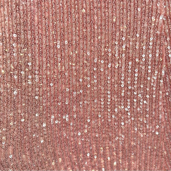 Jay Godfrey Georgia Sequin Sz 6 One Shoulder Wide Leg Pink Jumpsuit - Picture 5 of 6